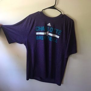 Charlotte Basketball tee shirt (hornets colors)
